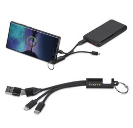 Altitude Furban 4-in-1 Charging Cable with Phone Stand