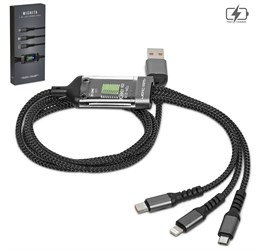 Swiss Cougar Wichita 3-in-1 Fast Charge Cable