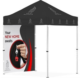 Ovation Sublimated Gazebo 2m X 2m Petite Frame - 1 Full Wall Skin