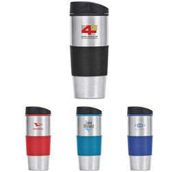 Ridge Stainless Steel & Plastic Double-Wall Tumbler - 450ml