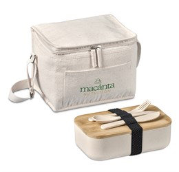 Okiyo Kura Cotton & Wheat Straw Lunch Set