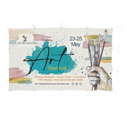 Sublimated Display Fabric Banner 2m x 1.2m