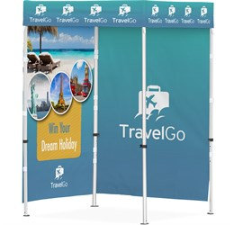 Ovation Sublimated Gazebo 1.5m X 1.5m - 2 Full-Wall Skins