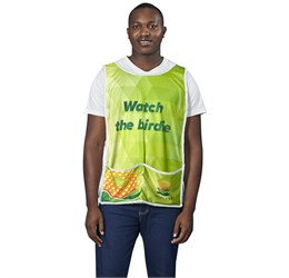 Hoppla Jackal Polyester Caddy Bib with PVC Name Sleeve