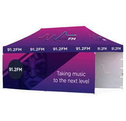 Ovation Sublimated Gazebo 6m X 3m - 2 Long Full-Wall Skins